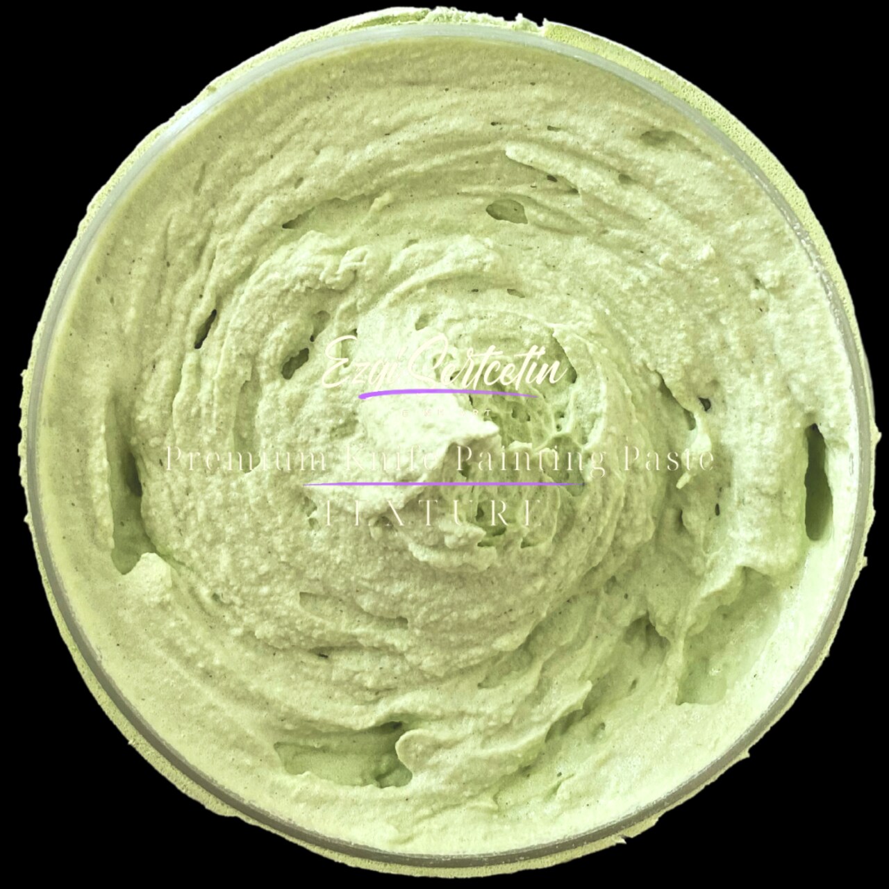 Premium Palette Knife Painting Paste|Modeling Paste|Texture Paste|Authentic Bright Colors|Ready to Use|Easy to Apply| 6oz by Volume|Ezgi Sertcetin